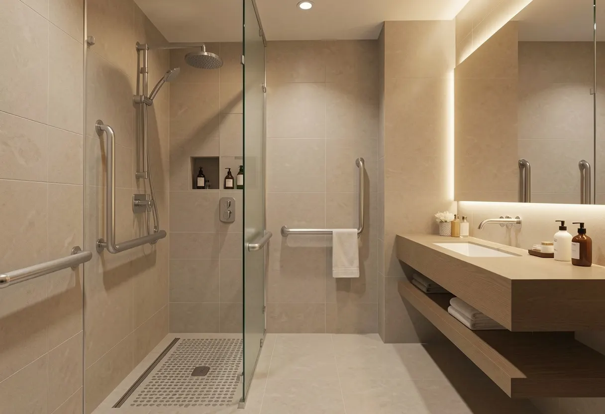 Completed bathroom renovation in an established Albion Park home