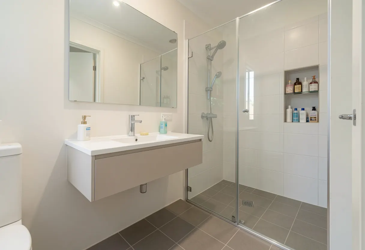 Local bathroom renovation team on site in Barrack Heights, NSW