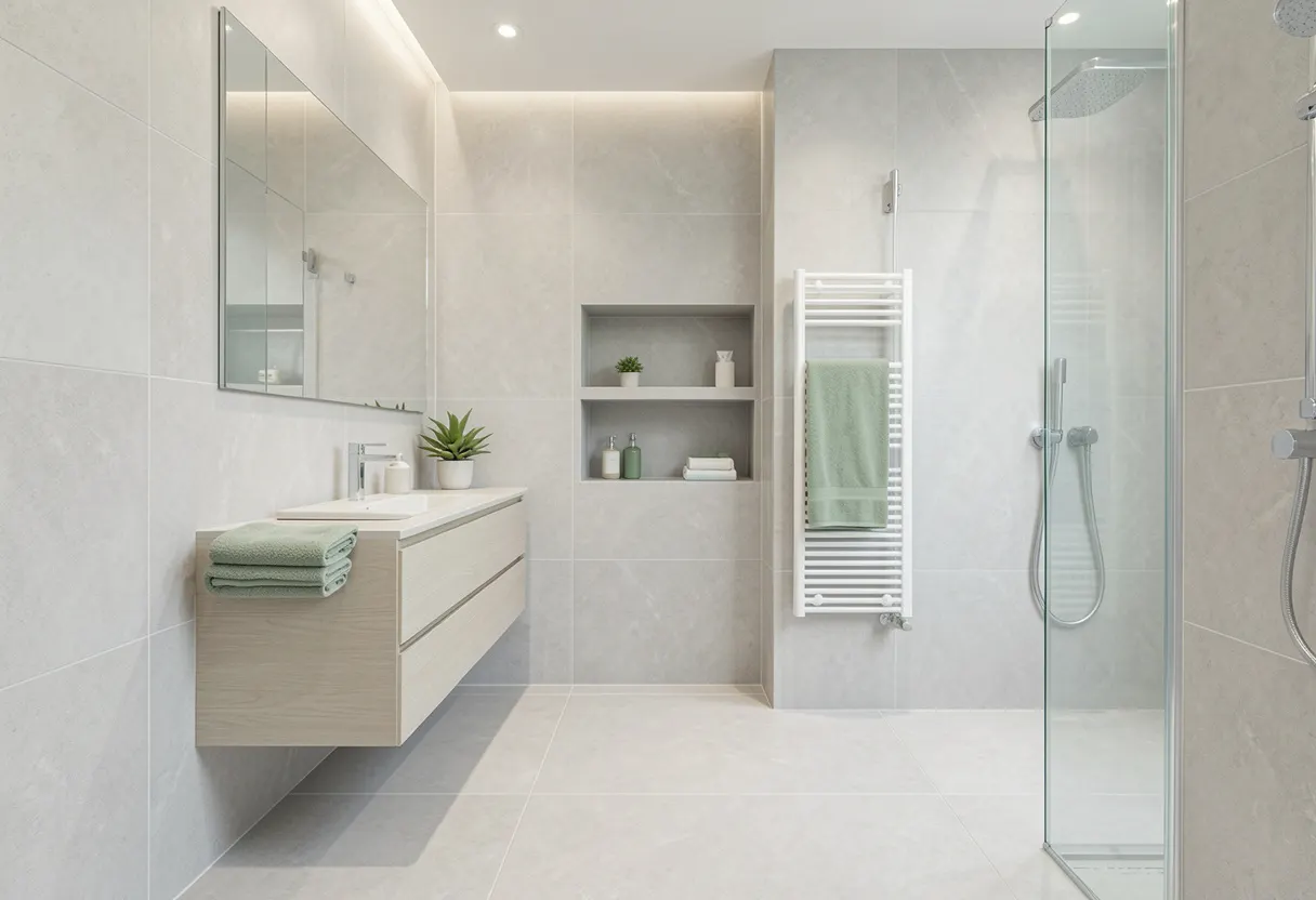 Original 1970s bathroom in an Oak Flats home near Lake Illawarra before renovation