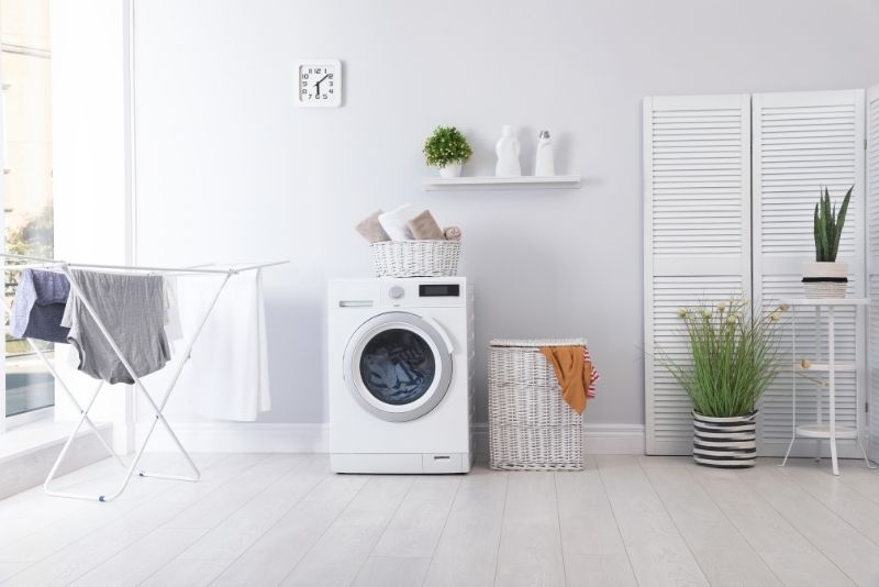 clean and tidy laundry renovation