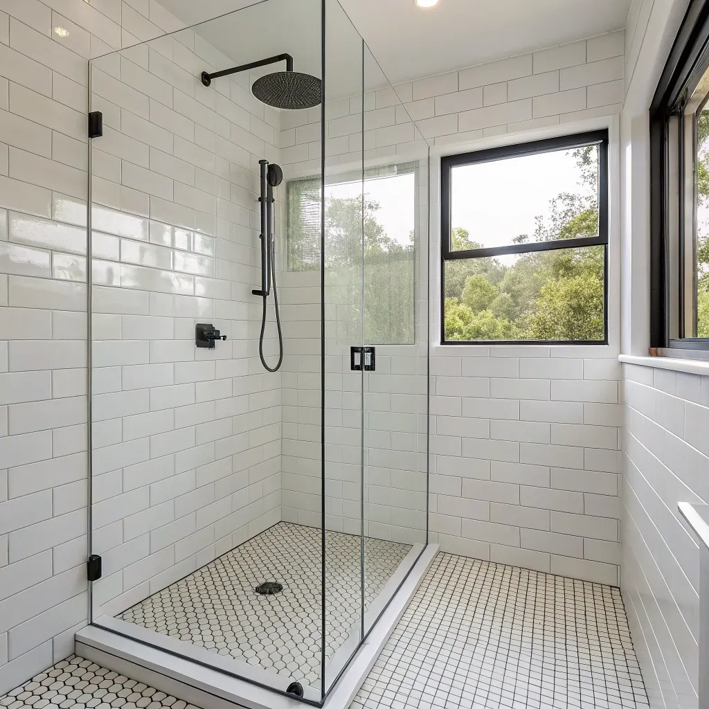 frameless shower screen replacement Wollongong bathroom