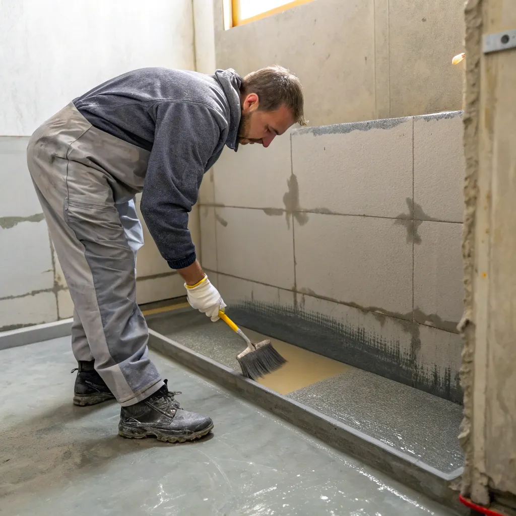 Liquid waterproofing membrane shower wollongong