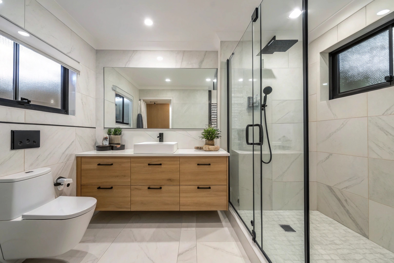 Complete high-quality modern ensuite renovation