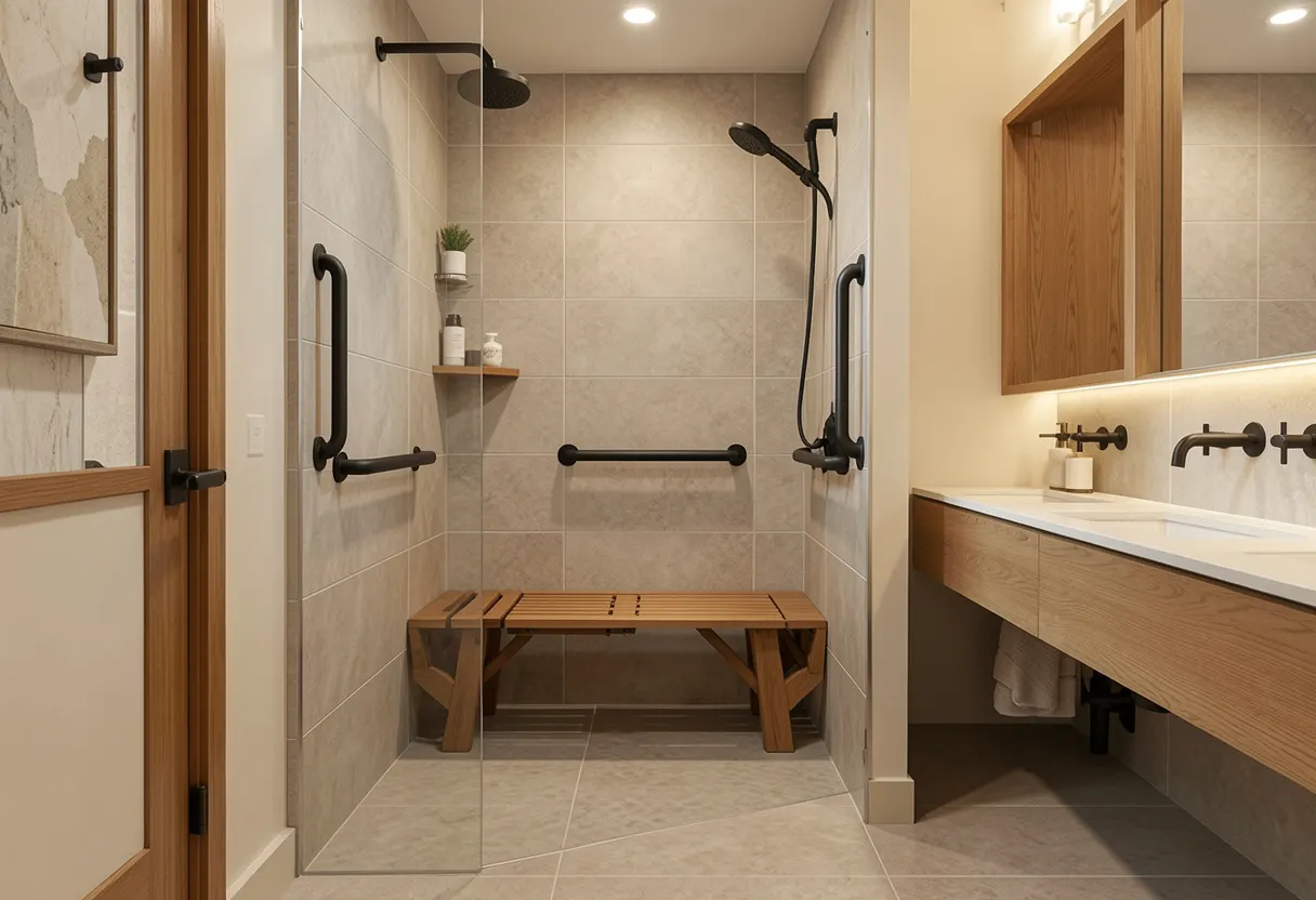 Local bathroom renovation team on site in Warilla, NSW
