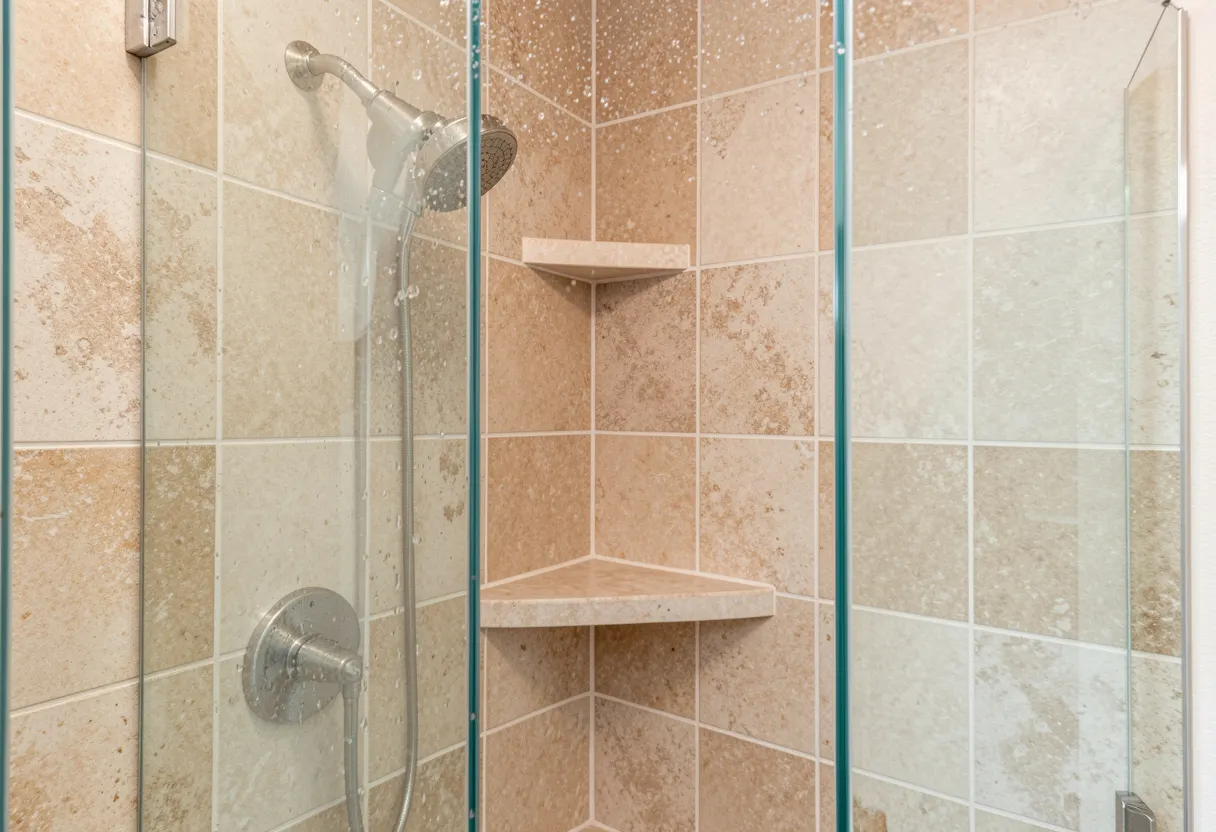 Accessible walk-in shower installed in a Warilla home